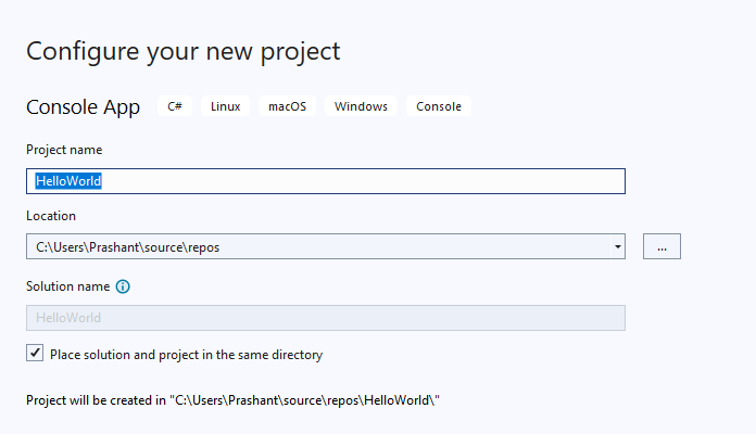 Configure Your Project