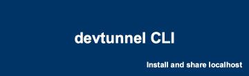 devtunnel CLI | Code Fry Dev
